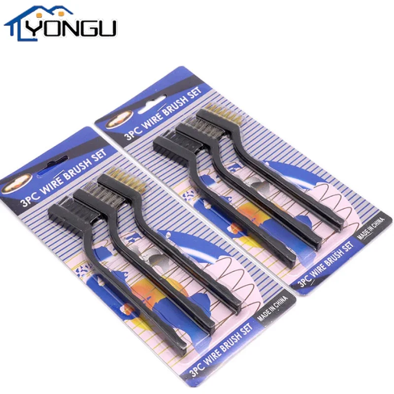 Metal Clening Wire Brushes Cleaning Welding Slag And Rust Removal Industrial Scrubbing Brush Polishing Detail Metal Brushes Tool