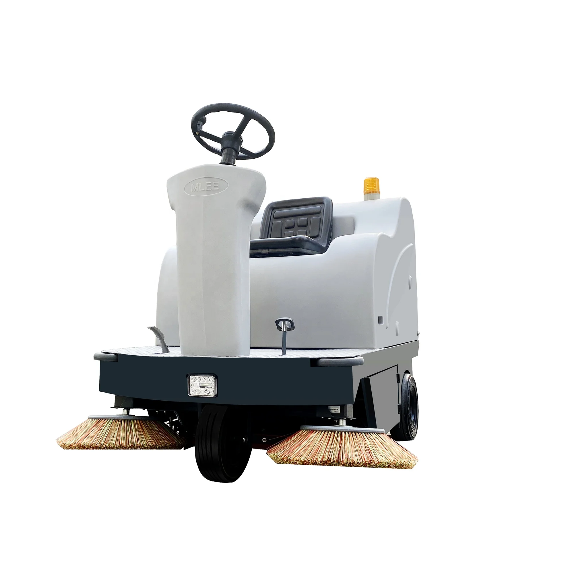 

MLEE1450 36V Factory Warehouse Floor Cleaning Machine Battery 120L Ride On Road Floor Sweeper