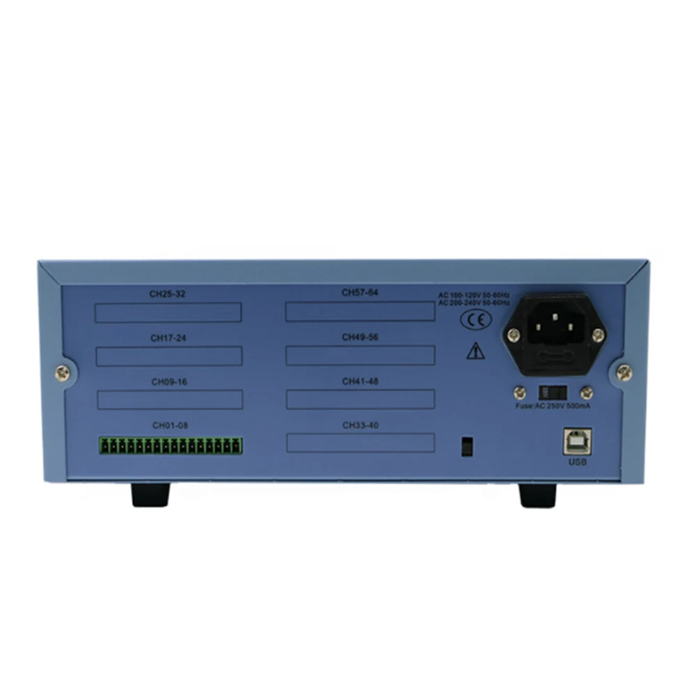 ET3916-08 Gravador de temperatura digital, 8 canais,-200 °C ~ 1372 °C, Data Logger industrial, suporta termopares KJETNSRB