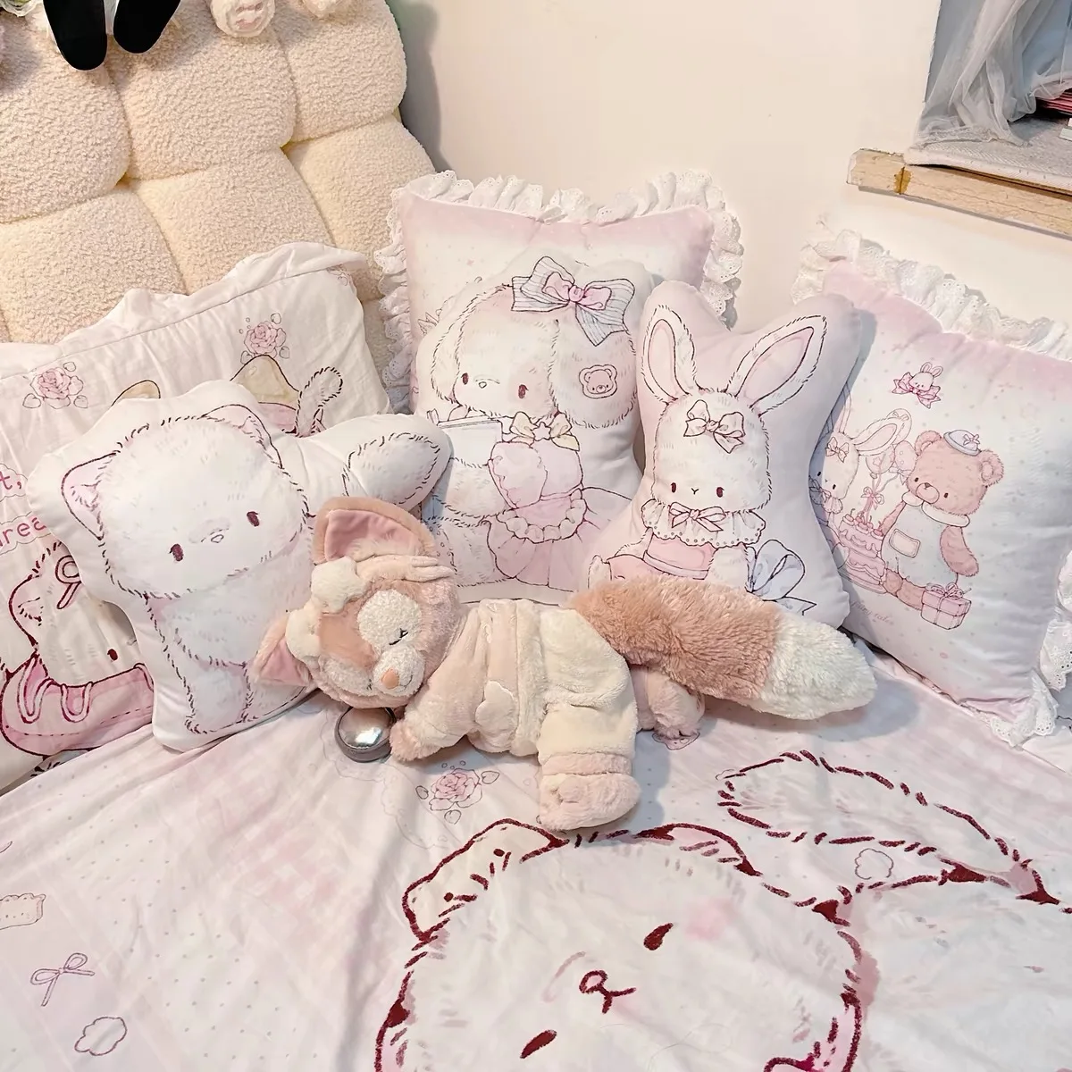 Cute Korean Cushion Cartoon Four Seasons Fart Cushion Ins Cushion Office Sedentary Chair Cushion Student Classroom Cushion