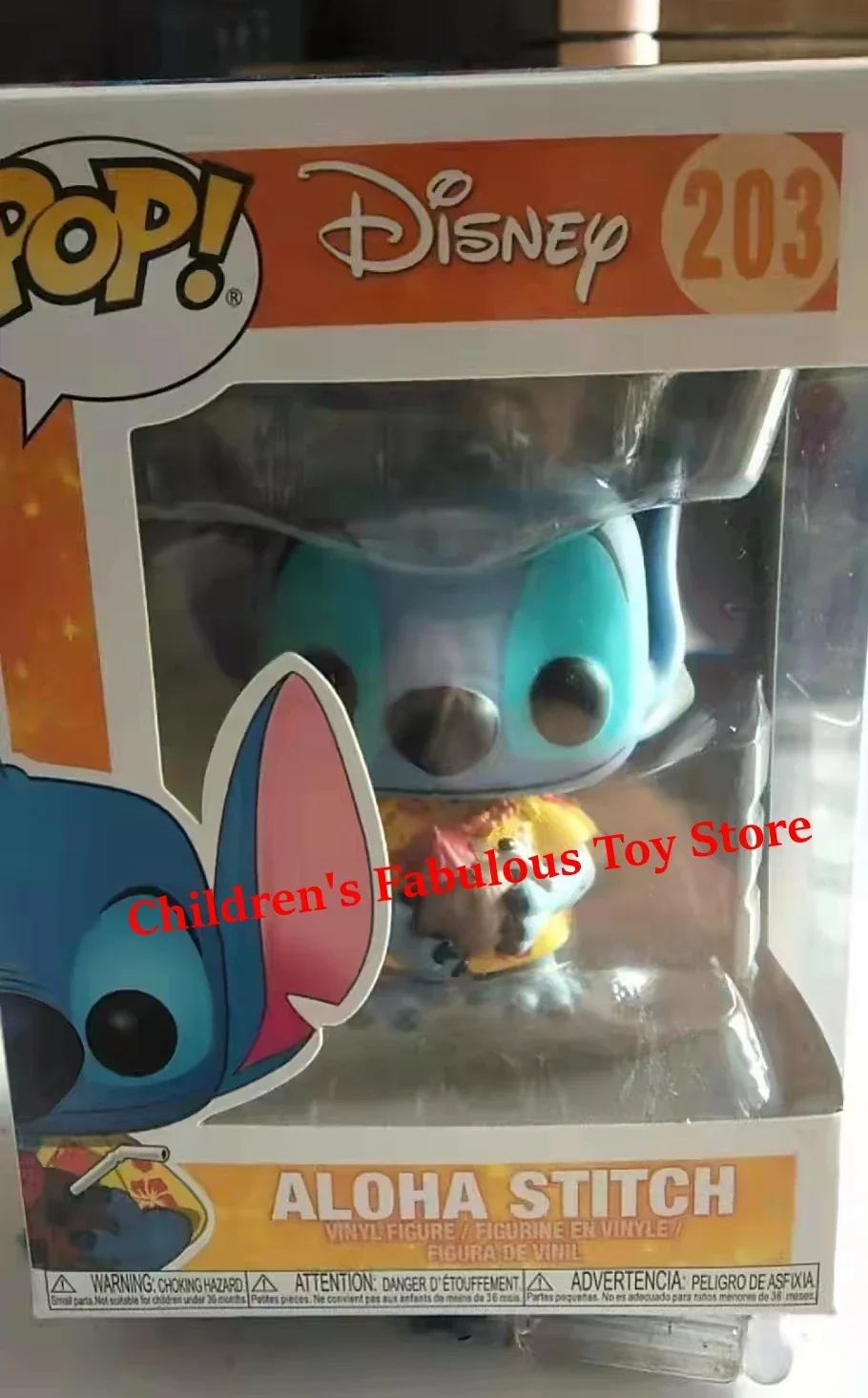 สินค้ามาใหม่ FUNKO POP Stitch Series Aloha Stitch # 203มะพร้าวAction Figure Collectionของเล่นสําหรับของขวัญวันเกิดเด็ก