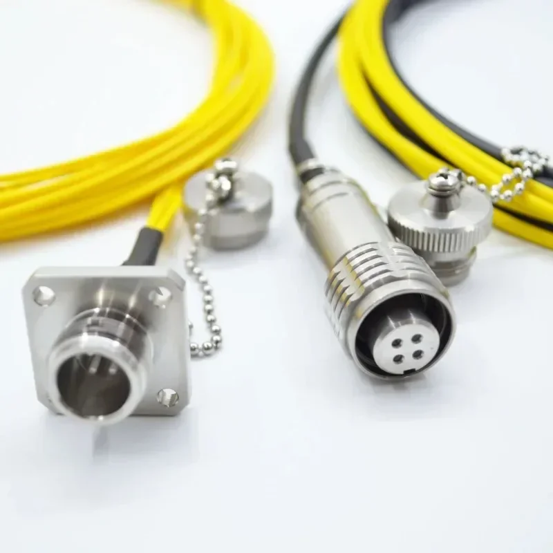 Conector De Fibra ODC Impermeável Ao Ar Livre, Conjuntos De Cabos De Plugue E Soquete, 4 Núcleos