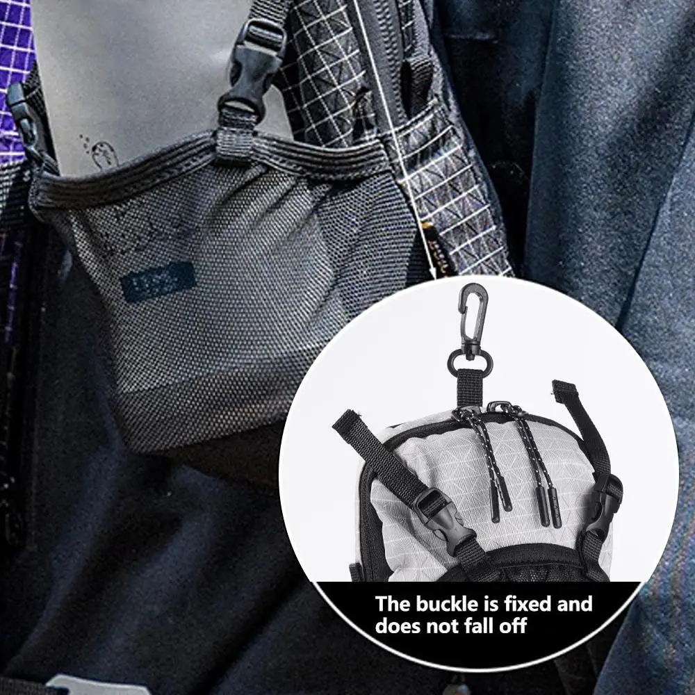 Waterproof Cycling Chest Pack Lightweight Crossbody Sling Bag with Water Bottle Holder for Outdoor Sports Hiking Travel