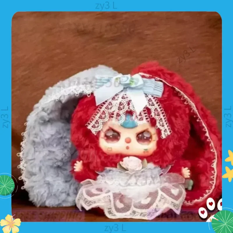 

Натуральная куклаebaby Three Lilly Rabbit Town Four Generations, слепая коробка Tide Play, настольные украшения, сумка, подвеска, праздничный подарок, пятно