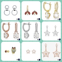 2025 Premium S925 Silver Earrings with Cross Design Ideal for Religious Gifts and Spiritual Jewelry Collections