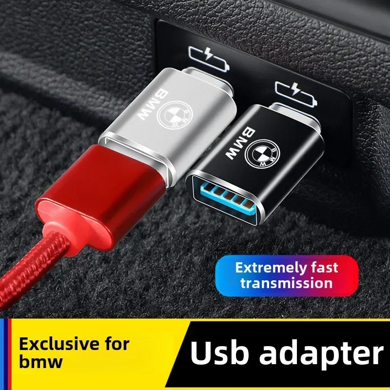 Car Type-C To USB 3.0 Interface Mini Converter Charging Adapter For BMW E46 E90 E60 F30 F10 E39 E36 F20 G30 G20 E87 E92 E91