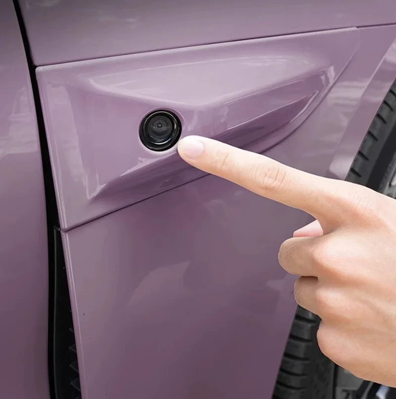 Car Leaf Panel Camera Protective Cover Suitable for Xiaomi SU7 2024-2025 Modified Auto Carbon Fiber Pattern Exterior Accessories - view 3