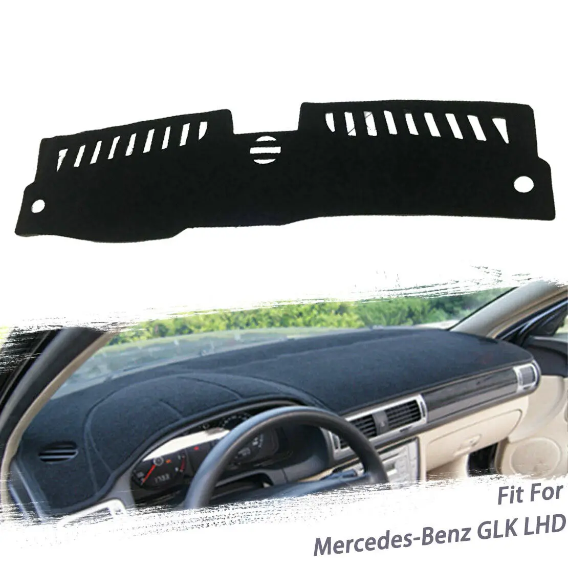 DashMat Dashboard Cover Sun Visor Pad For Mercedes-Benz GLK 2012 2013 2014 2015