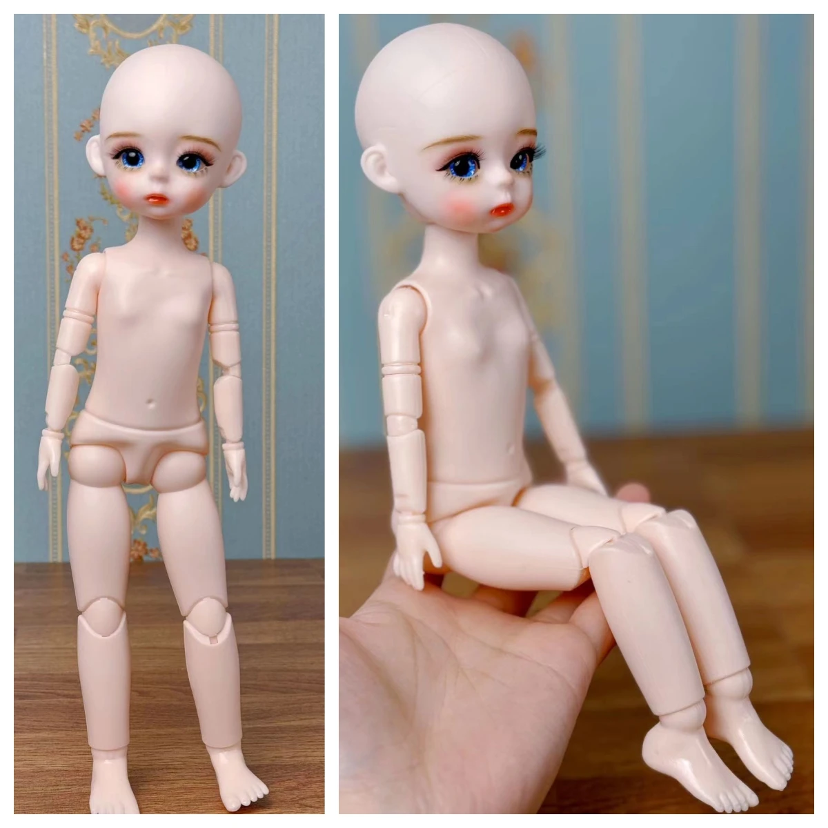 Słodkie DIY 1/6 BJD głowa lalki ręcznie robione 30cm lalki dziewczęce lalki zabawki prezent urodzinowy