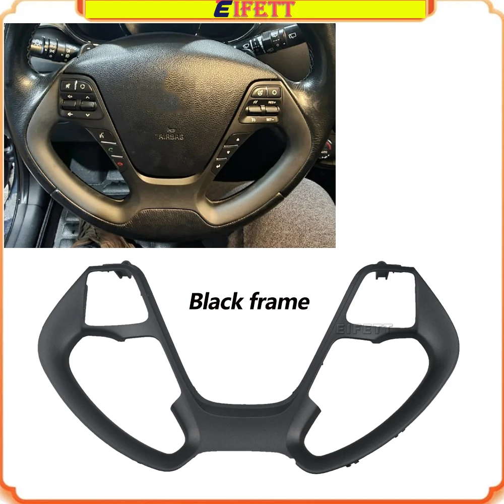 

Steering Wheel Buttons Frame For Kia K3 K3S 2013-2018 Buttons Cruise Control Steering Wheel Switch Panel Car Accessories
