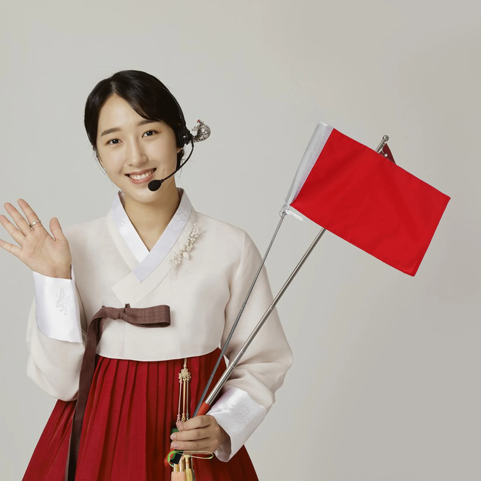 

Handheld Tour Guide Flag Telescopic Lightweight Durable Design for Kids School Outdoor Activities Event Signal Flag