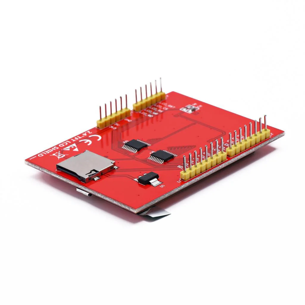 Módulo LCD TFT 2,4 pulgadas TFT pantalla LCD para placa Arduino For UNO R3 y soporte mega 2560 con lápiz táctil, For UNO R3