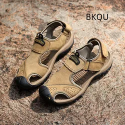 Men's Summer Sandals Fashion All-match Trendy Comfortable Breathable Massage Wear-Resistant Sports Big Size Casual Summer Main