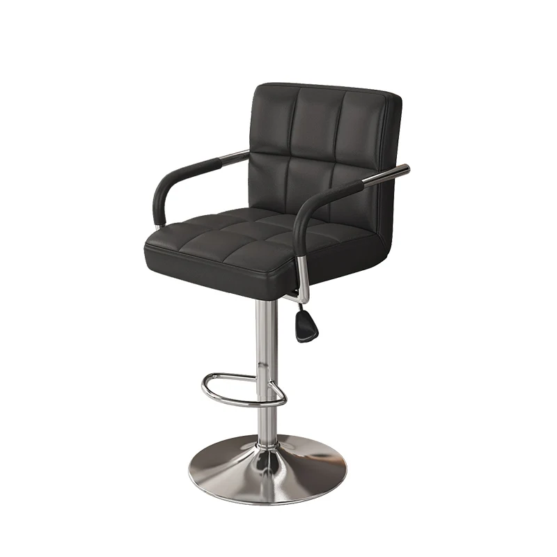 Comfortable Relax Bar Stools Nordic Luxury Retro Party American Unique Bar Stools Ancient Sturdy Soft Metal Banqueta Furniture