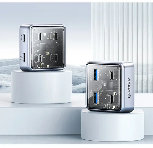 Imagen 2 del producto ORICO múltiples puertos USB A tipo C divisor Hub 4 10Gbps USB 3,1 ranura estación de acoplamiento Multi USB3.0 adaptador extensor para PC portátil