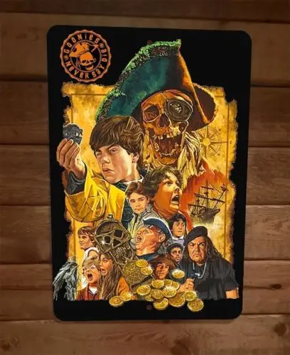 1 pcs,Goonies Art 8x12 Metal Wall Sign