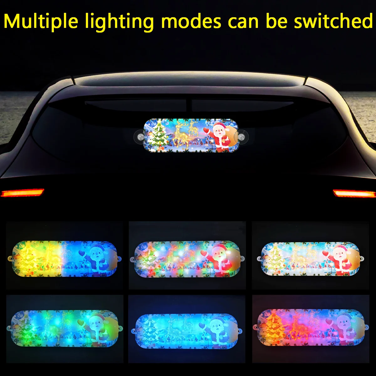 Christmas Ambient Lights Universal RGB LED Interior Atmosphere Lamp Auto Car Signal Light LED Warning Light Fit All Car Styling