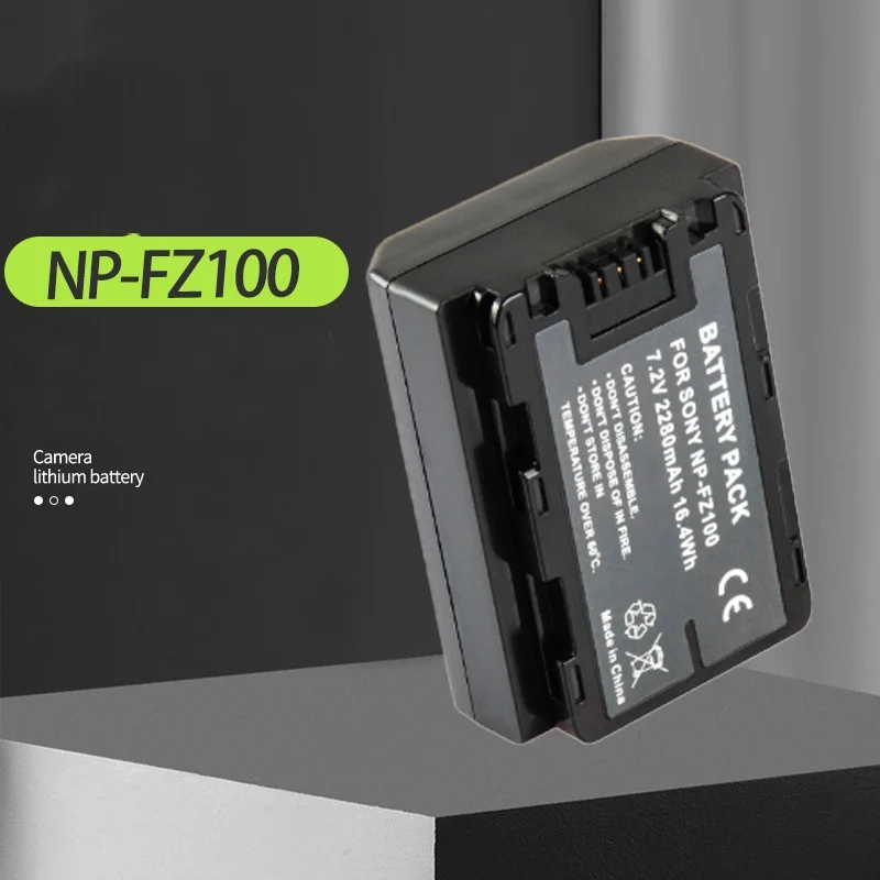 2280mAh NP-FZ100 NPFZ100 Camera Battery For Sony A9 II / A7R IV / A7R III / A7 III /ILCE-9 IL CE-7RM3 IL USB Battery Charger