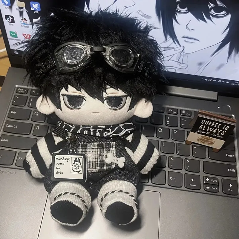 L Lawliet-Marionnette à habiller en coton pour enfants et adultes, jouets en peluche Kawaii, cadeaux à collectionner, anime COS Death Note: Rewrite