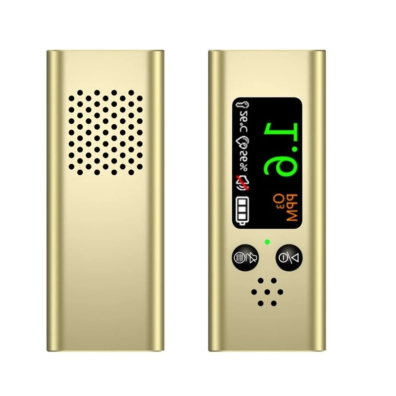 AT51 Ozone Gas USB Detector 3-In-1 O3 Gas Temperature Humidity Tester Air Quality Household O3 Gas Monitor