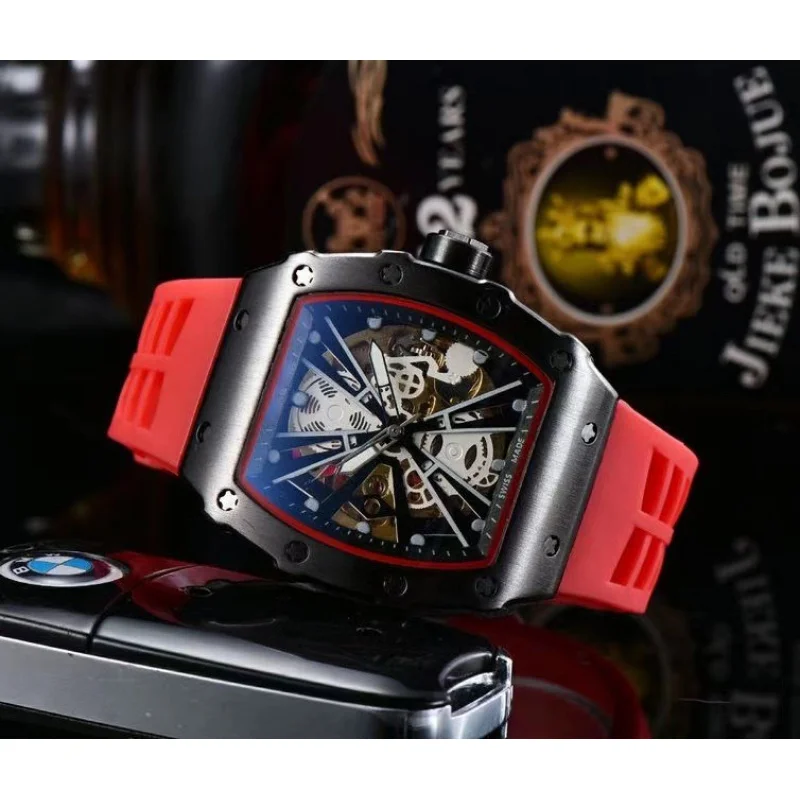 โรงงานอุปทานรูปบาร์เรลดอกไม้กลวงหัวผีวิศวกรรมนาฬิกาอัตโนมัติธุรกิจนาฬิกาผู้ชาย