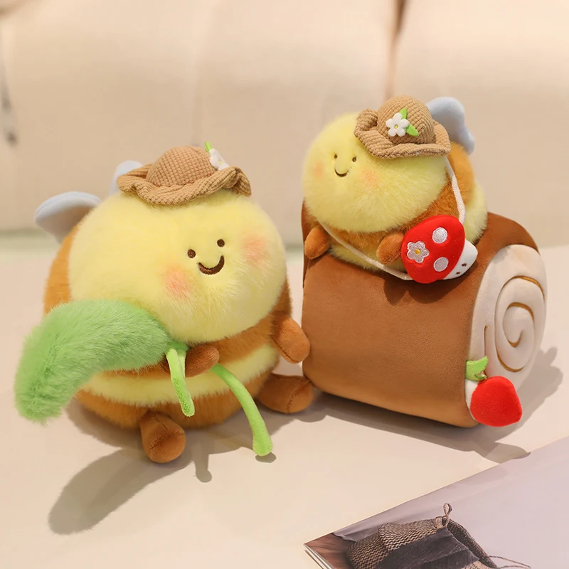 การ์ตูน Bee Plush ของเล่นจี้ตุ๊กตาแมลง Bee Plush Super Soft Honey Bee ตุ๊กตา Plush เตียงหมอนนอนของขวัญวันเกิดตกแต่ง