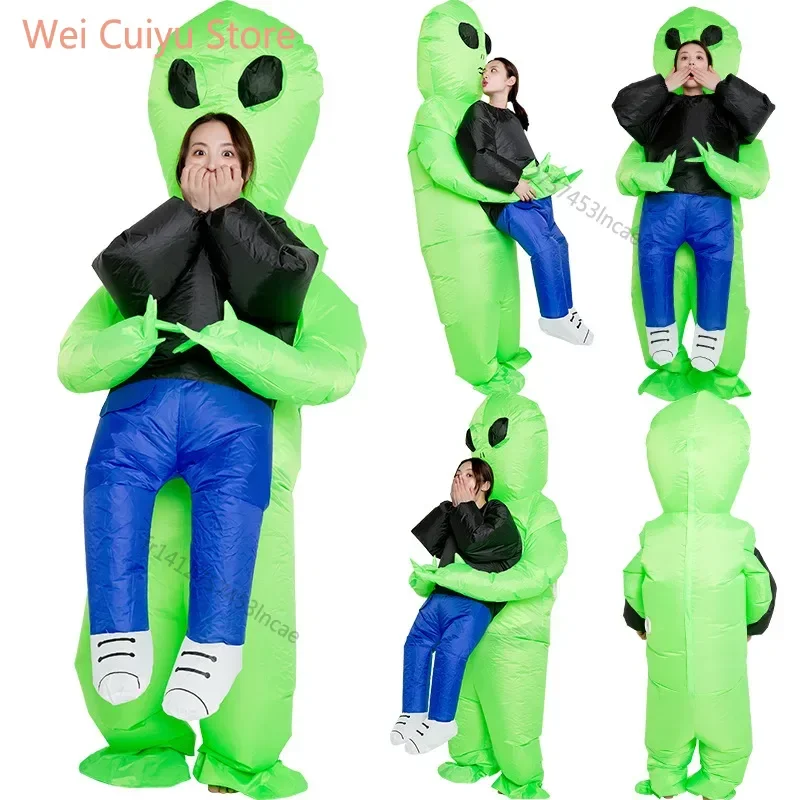 ET-Aliens Costume gonflable monstre effrayant Cosplay pour enfants adultes Thanksgiving fête de noël Festival scène enfants vêtements
