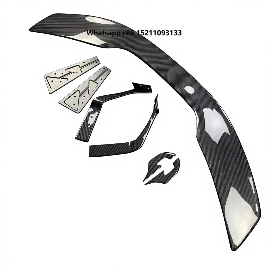 

High Quality Carbon Fiber Rear Spoiler Black for 540C 570S 570GT Upgrade Wing Splitter Kit Car Bumper Original 1:1