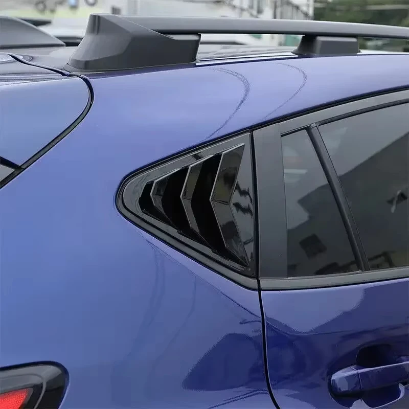 

Car Rear Window Scoop Louver Shutter Cover Side For Subaru Crosstrek 2024 Vent Blinds Trim Sticker ABS Exterior Accessories