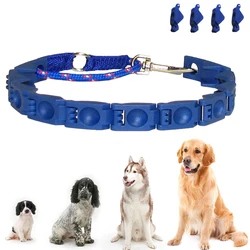 Collar de entrenamiento antiladridos ajustable para mascotas, anillo de cuello para una buena supervisión, sin descargas eléctricas, envío directo