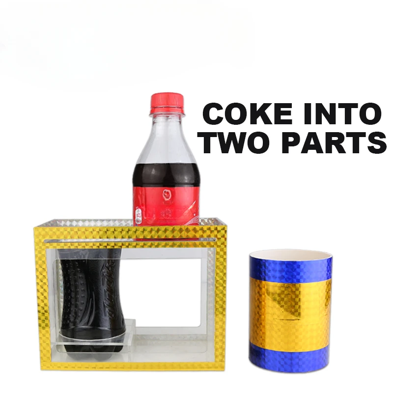 Zig Zag Cola Bottle Thereafter Bottle Stage Magic Super Effect Party Trick  Accessories Magia