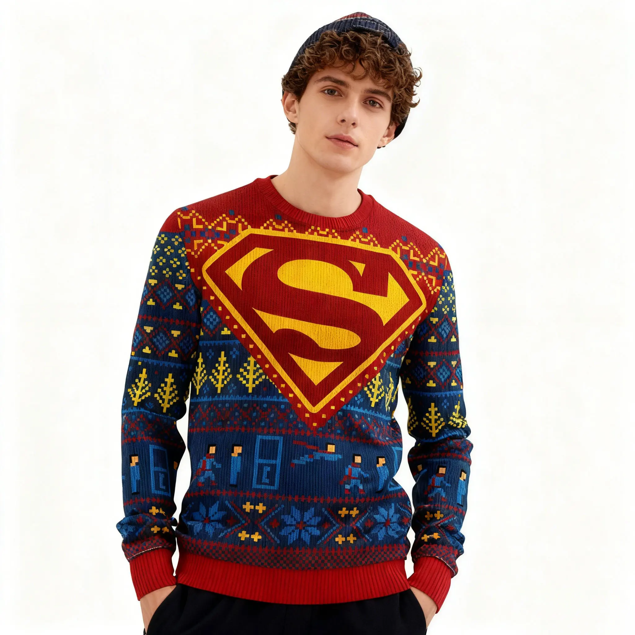 Рисунок 4 - Уродливый свитер с капюшоном Marvel Superman