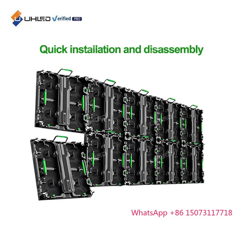 렌탈 LED 디스플레이 스크린 P2.604mm 교회용 LED 비디오 월 패널 5*3m 실내외 무대 배경용 LED 스크린