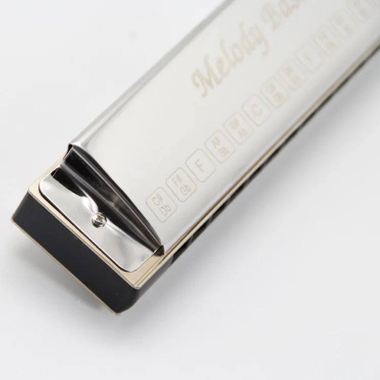 High Quality Professional Performance 40 Holes Teaching Harmonica Melodic Bass Harmonica