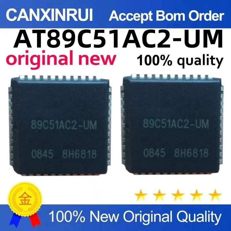 

AT89C51AC2 AT89C51AC2-UM PLCC44 package New stock quality assurance