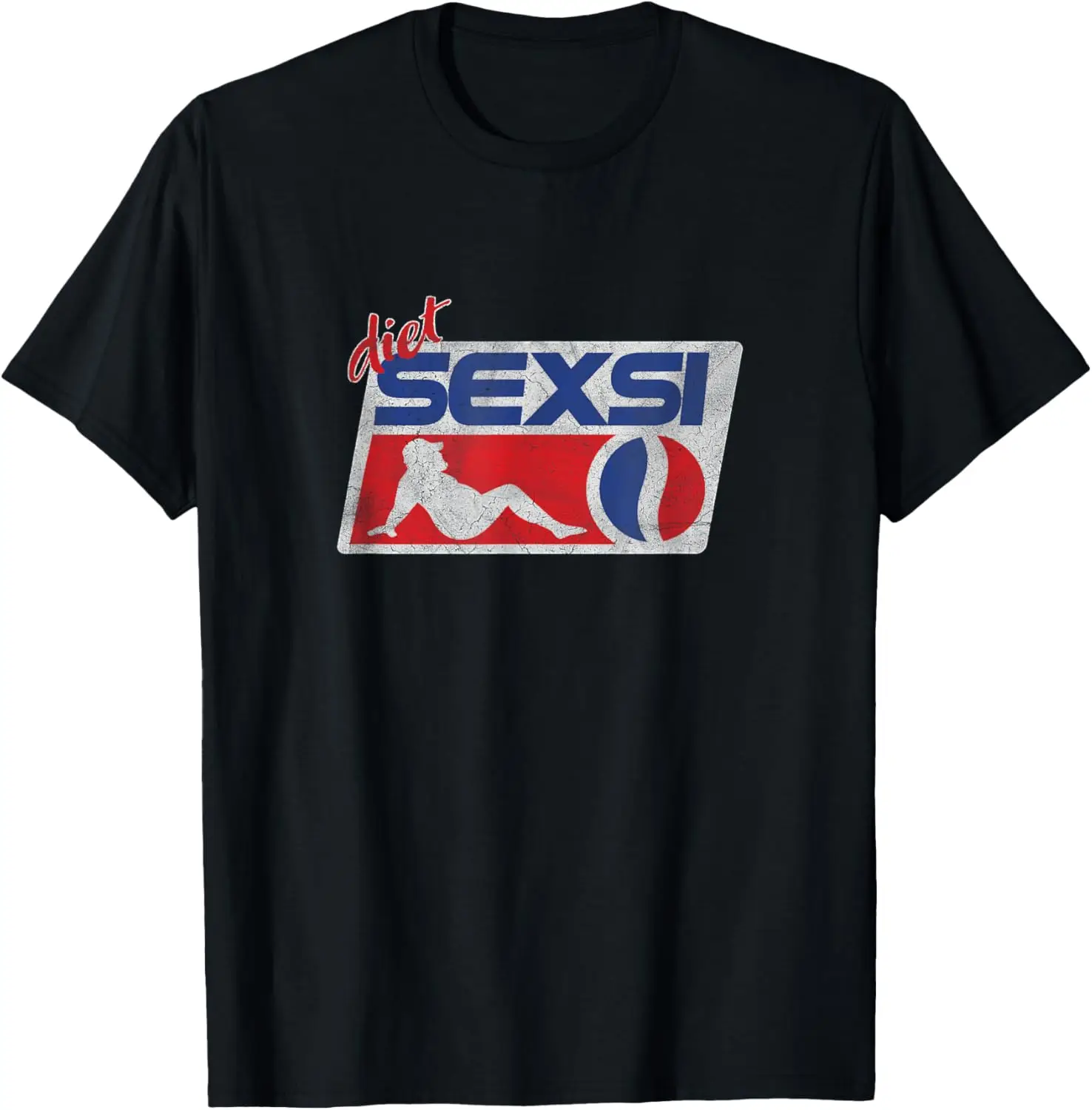 Diet Sexsi Fat Chubby & Sexy Funny - Dad Bod Humor Inspired T-Shirt