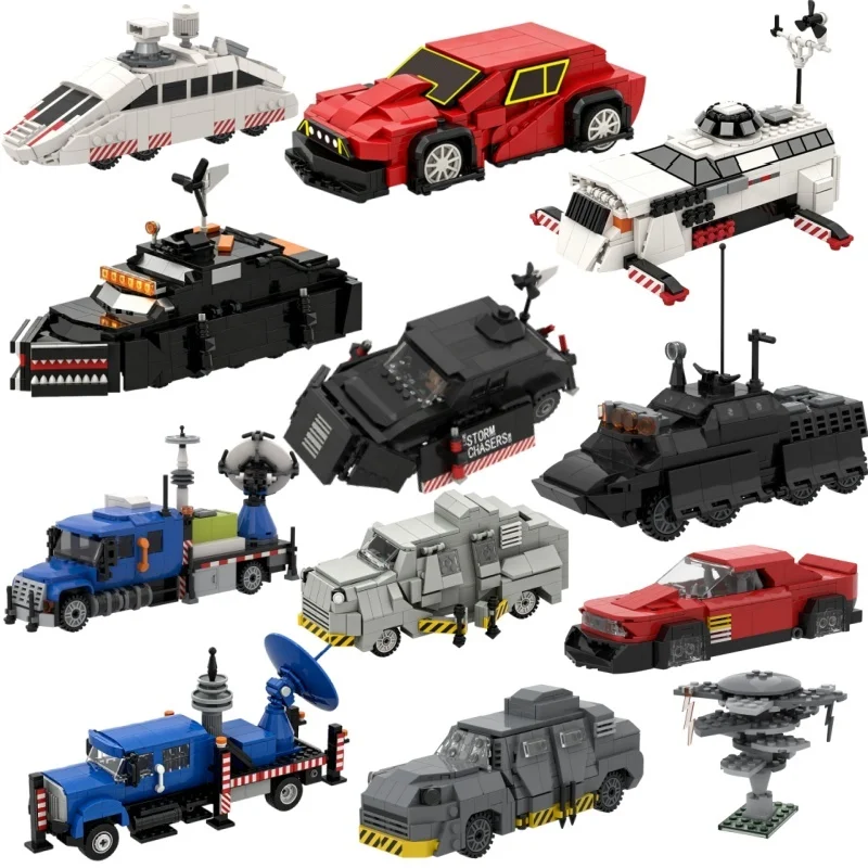 New Tiv2 Intercept Tornado Intercept Vehicle 2 Building Blocks Tiv2 Puncher Titus Funnel Runners Building Blocks Bricks Toy Gift