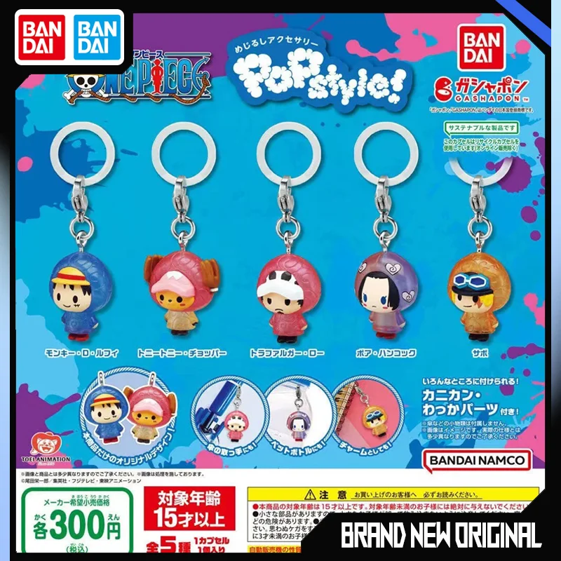 

Bandai Action Figures Model ONE PIECE D. Luffy Chopper Water Law Hancock Sabo Backpack Key Pendant Gashapon Official Genuine