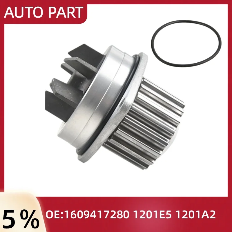 1609417280 1201E5 1201A2 new engine water pump for Peugeot 1007 206 207 308 408 For Citroen C2 C3 C4 Berlingo 16v 1.6ew