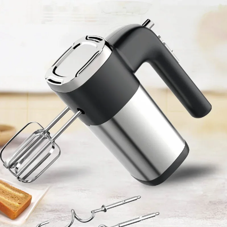 5 speeds TURBO mode Self-Control Speed Baking Mixer Egg Food Beater Stainless Steel handheld Mixer Electric Hand mixer