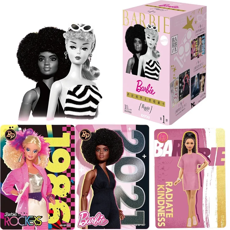 

Genuine KAYOU Barbie Card Barbie Dream Without Boundaries Series True I Pack SE Bright Gemstone Cartoon Fashion Collection Card