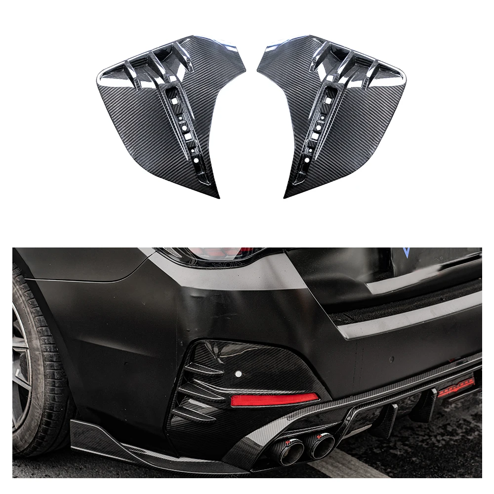 NEW High Quality Perfect Fitment Aerodynamic Dry Carbon Fiber Rear Bar Decorative Board for BMW 4 Series G26 2021-UP