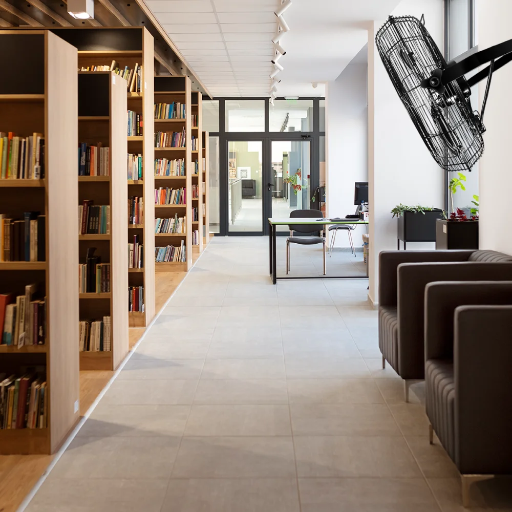 18 Inch Industrial Wall Mount Large Metal Fan Enterprises Floor Type High Velocity Fan 3-Speed Indoor/Outdoor Ventilation Fan