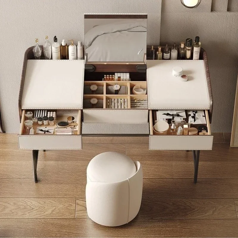 

Минималистичный столик для макияжа, шкаф для хранения туалетного столика для макияжа, туалетные принадлежности, стол, комоды, комод, шкафчик для хранения, мебель