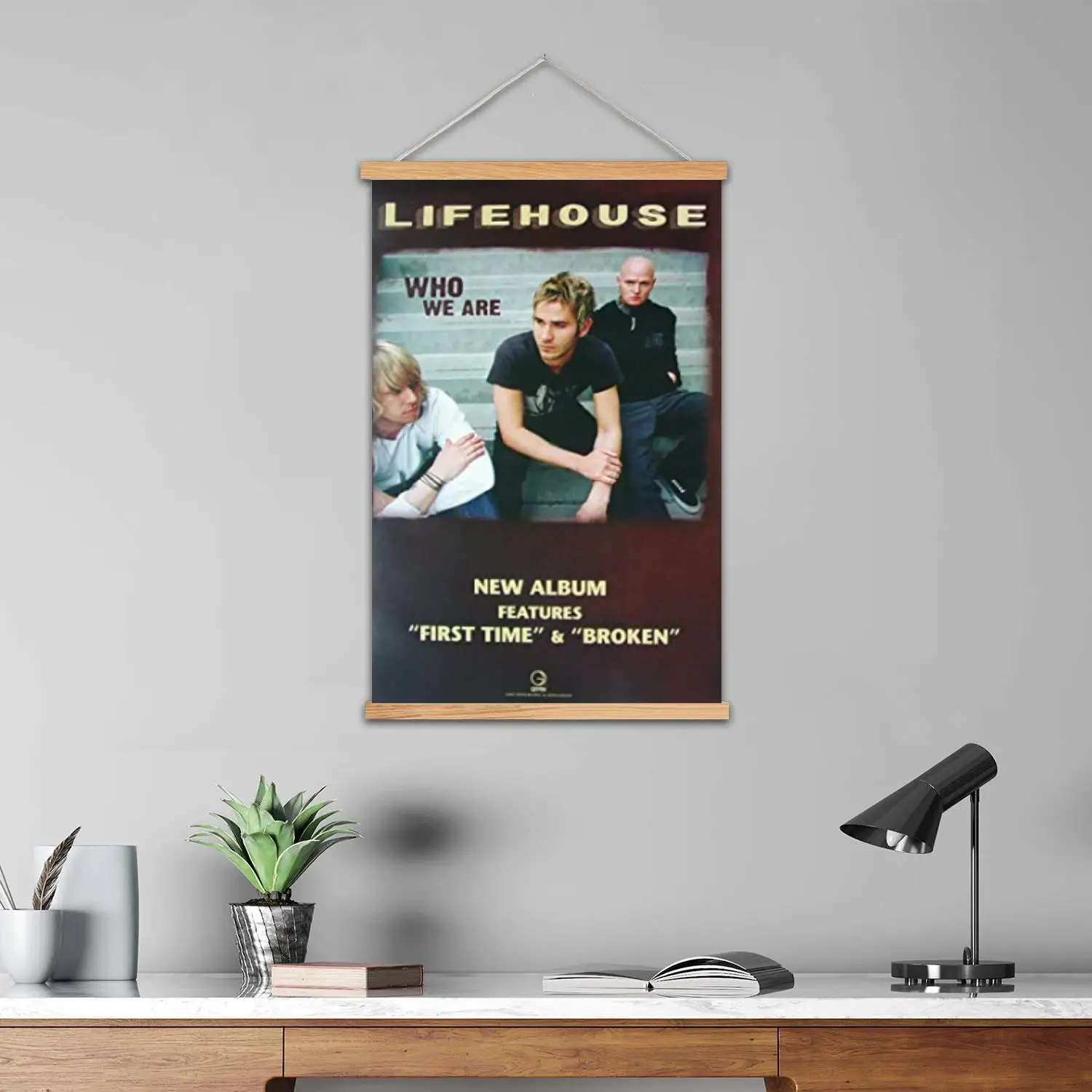 Lifehouse Framed Wall Painting Canvas Art Poster and Wall Art,  Modern Family Bedroom Decor, Posters,Decorative painting