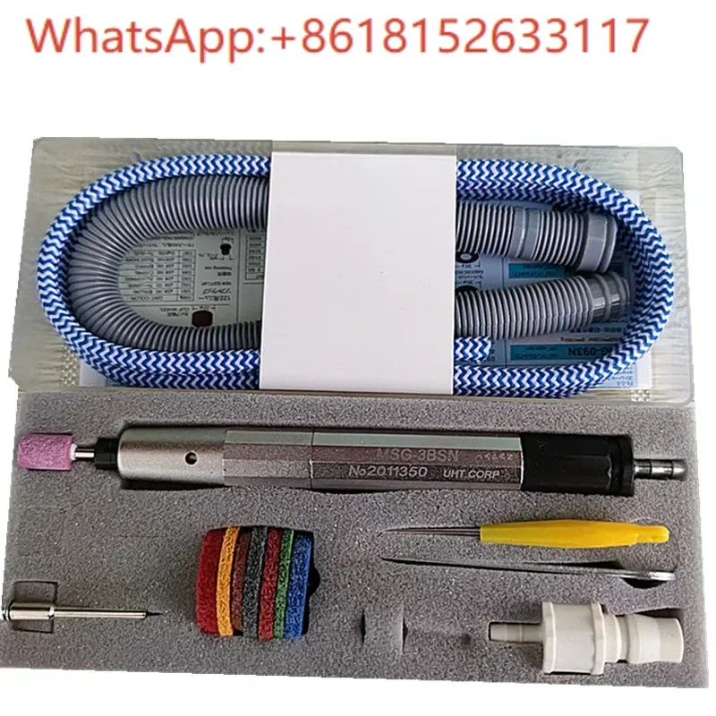 اليابان UHT MSG-3BSN آلة الطحن الهوائية ، قلم طحن الرياح ، آلة التشذيب ، رأس عجلة الطحن