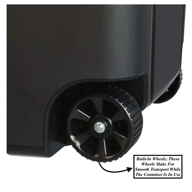 4 Gallon Heavy Plastic Garbage Trash Can Rubbish Bin for L oratory Furniture