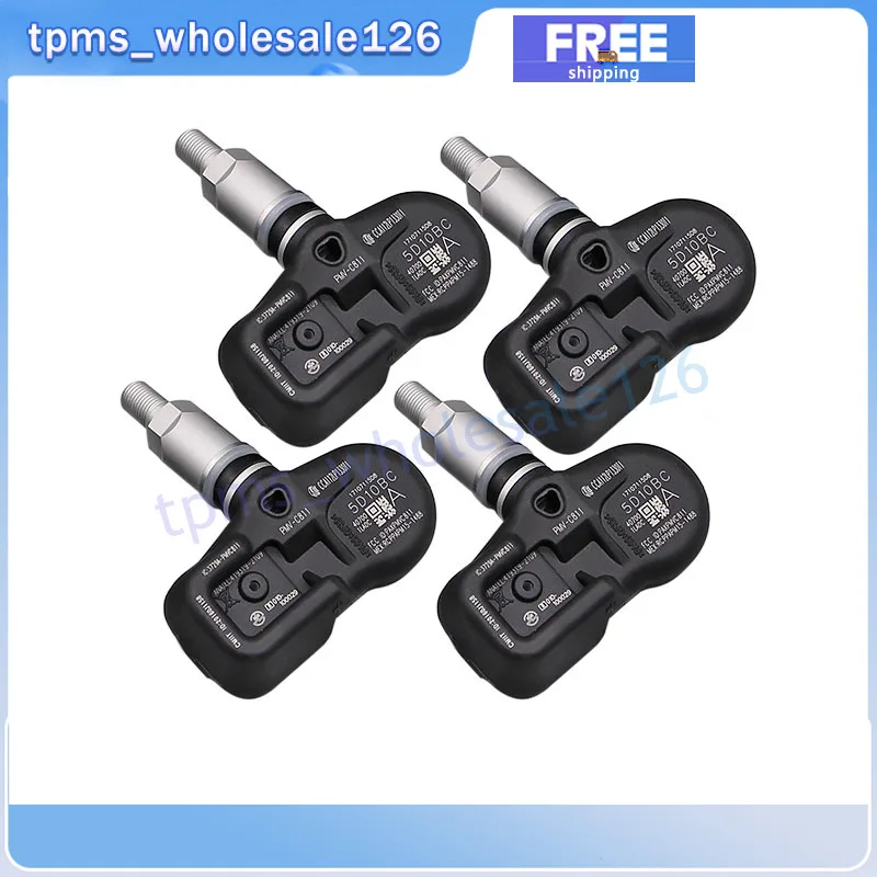 4PCS Tire Pressure Sensor PMV-C811 For INFINITI EX35 FX37 FX50 M56 Q40 QX70 NISSAN 370Z LEAF TPMS 315MHZ 40700-1LA0E 40700-1LA0C