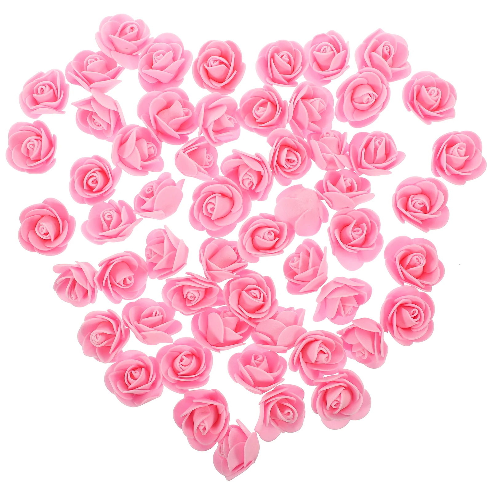 

200Pcs Foam Artificial Rose Heads Realistic Faux Roses for DIY Crafts Wedding Bouquet Party Decoration Foam Rose Head