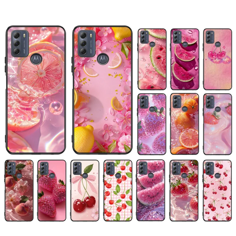 

Phone Case For Moto G85 G55 G05 G14 G75 G31 G50 G10 G20 G30 G60 G13 G32 G84 G54 G53 G72 G24 Power Lemon strawberry watermelon
